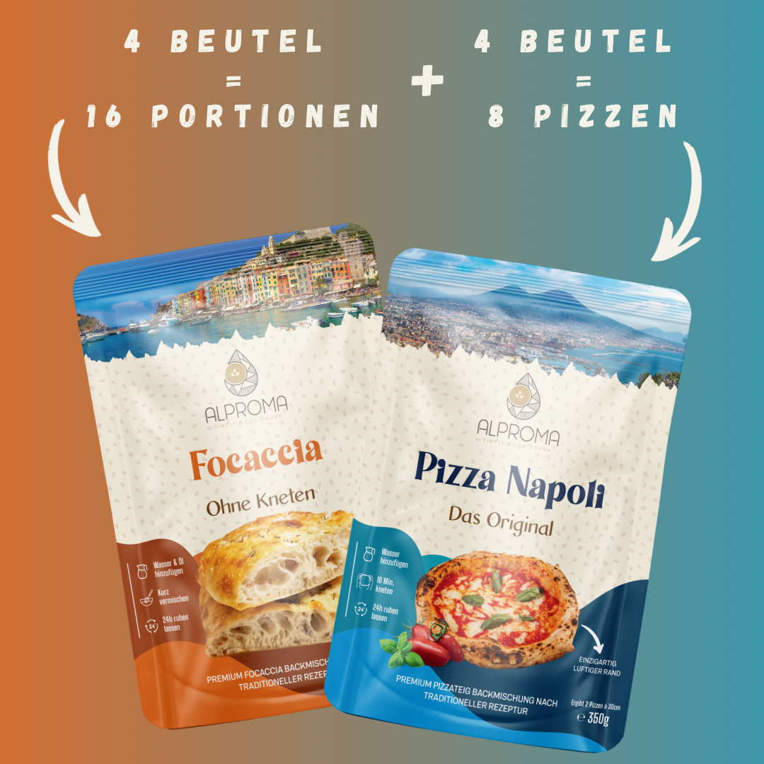 Vorteilspaket Italia - 8x Pizza & Focaccia | 350g