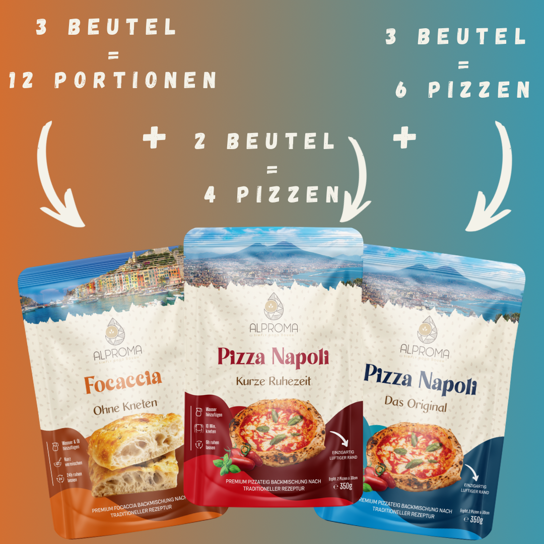 Vorteilspaket Sortiment - 8x Pizza & Focaccia | 350g