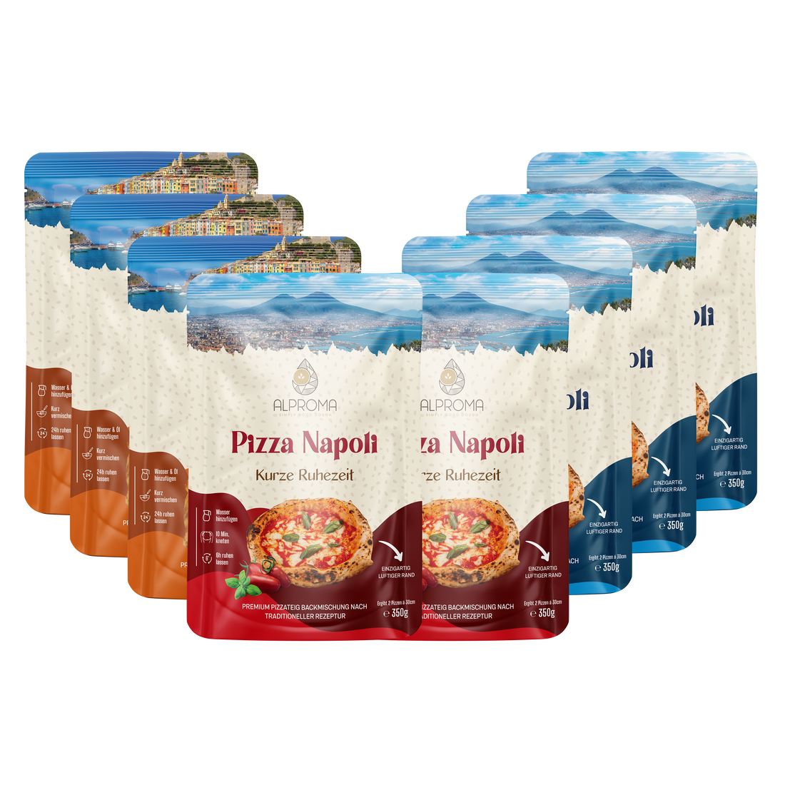 Vorteilspaket Sortiment - 8x Pizza & Focaccia | 350g