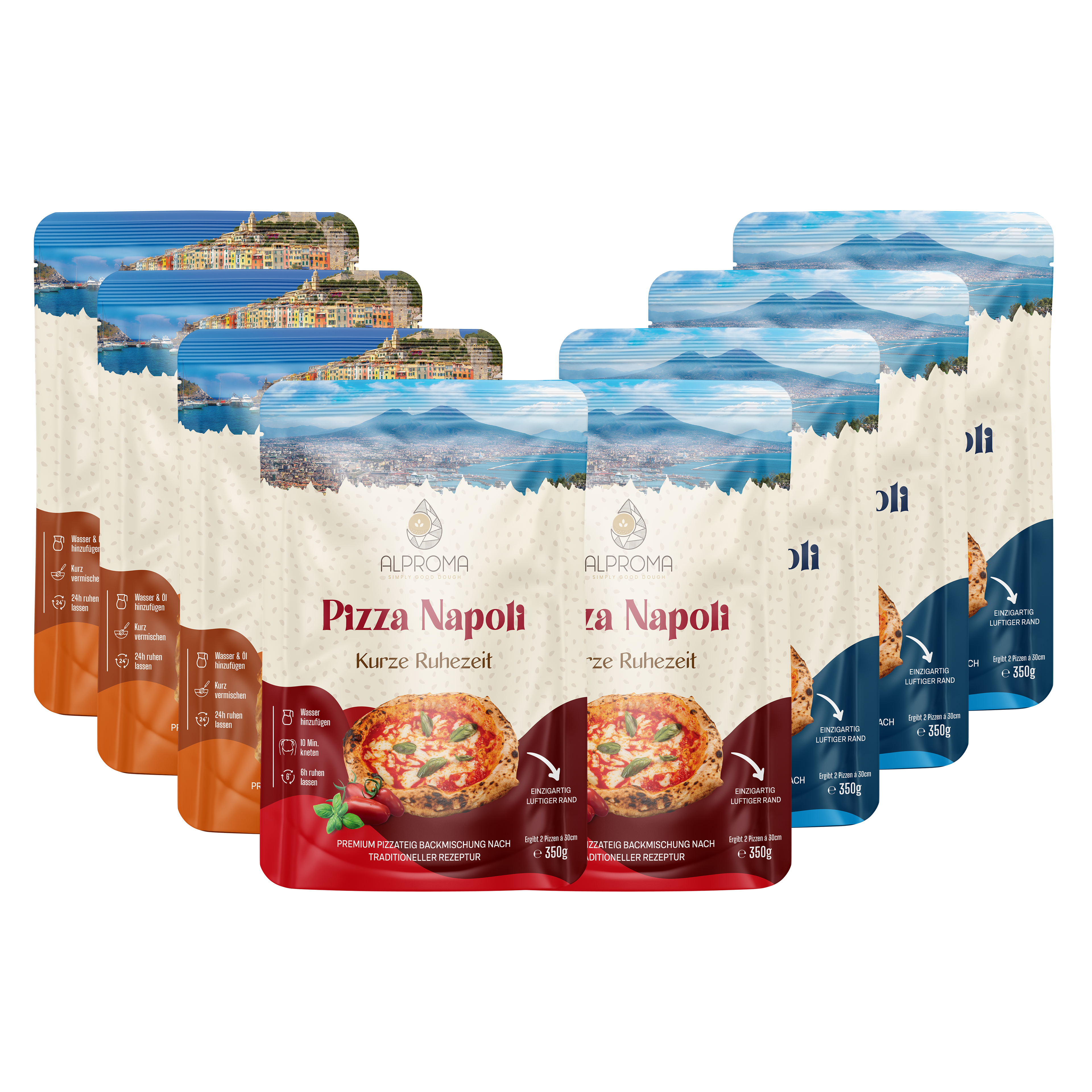 Vorteilspaket Sortiment - 8x Pizza & Focaccia | 350g