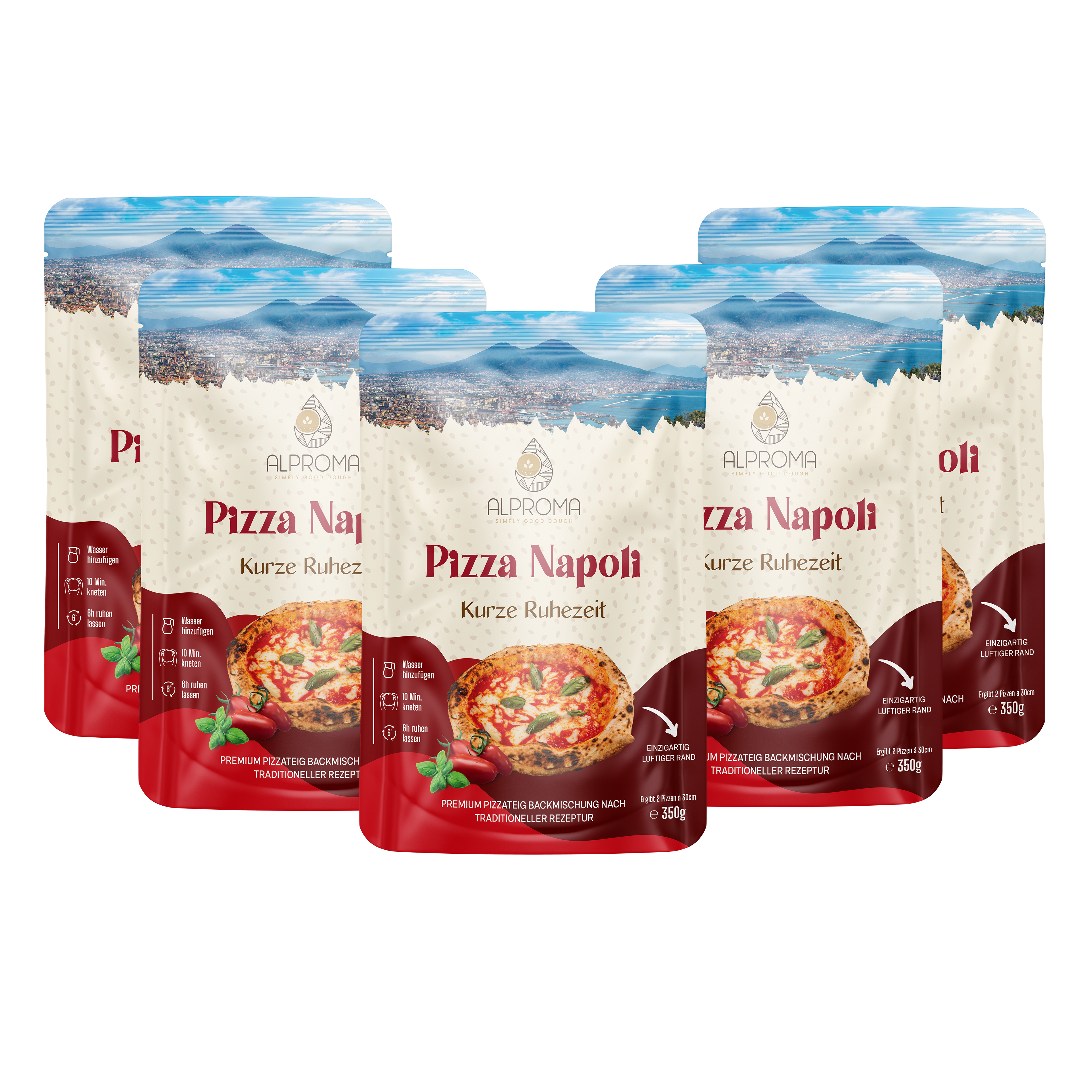 Pizza Napoli - Kurze Ruhezeit | 350g