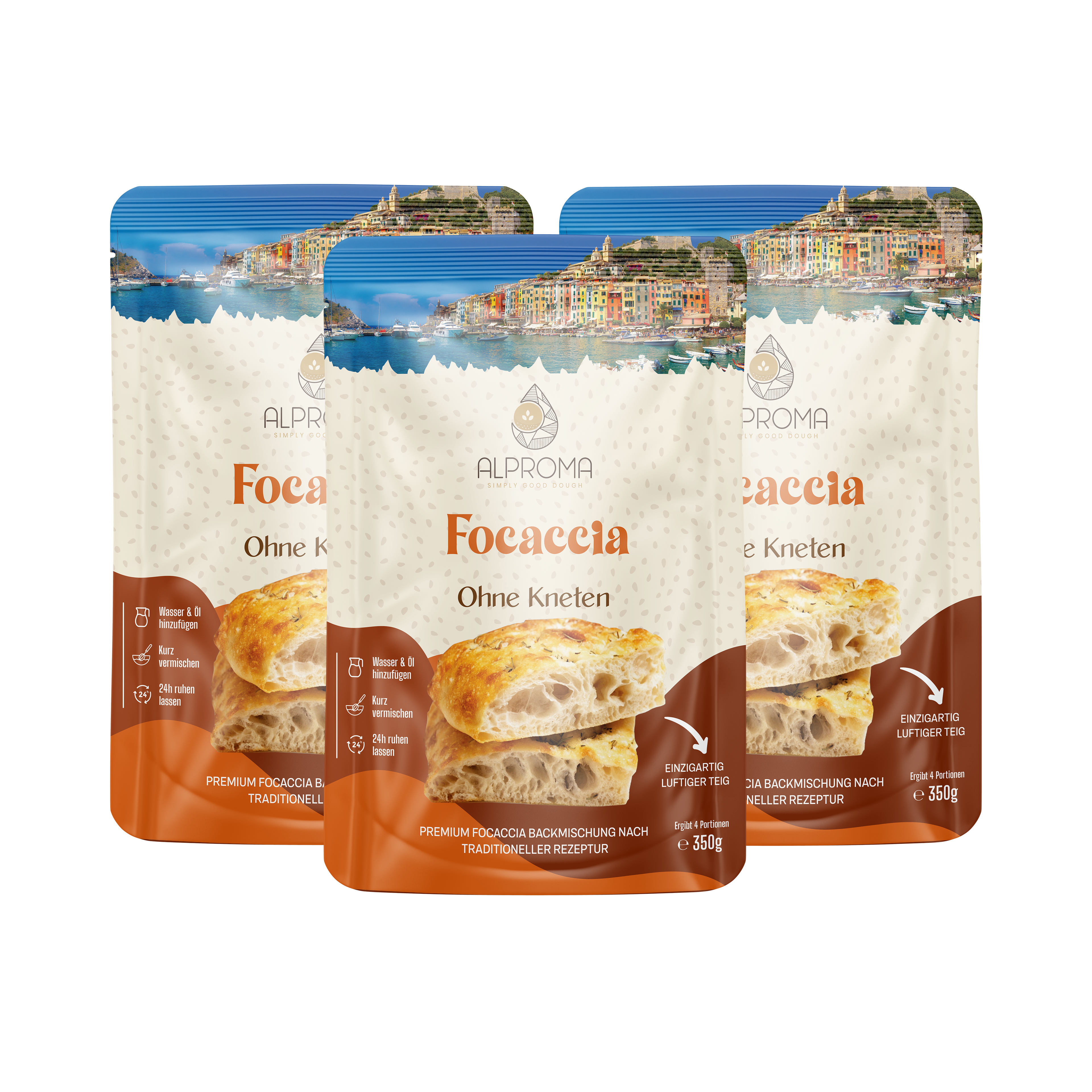 Focaccia - Ohne Kneten | 350g