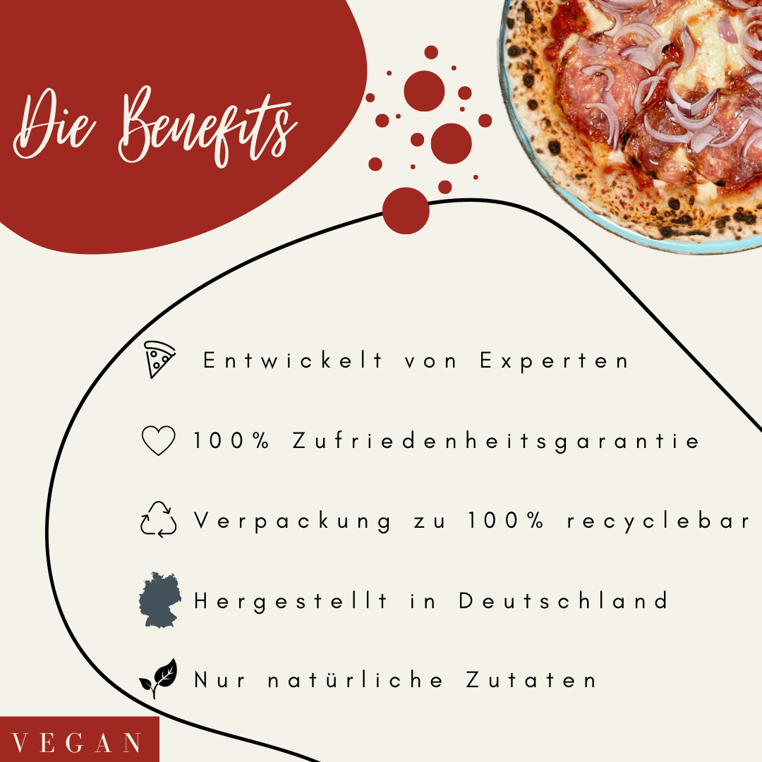 Vorteilspaket: 5x Pizza Napoli - Kurze Ruhezeit | 350g