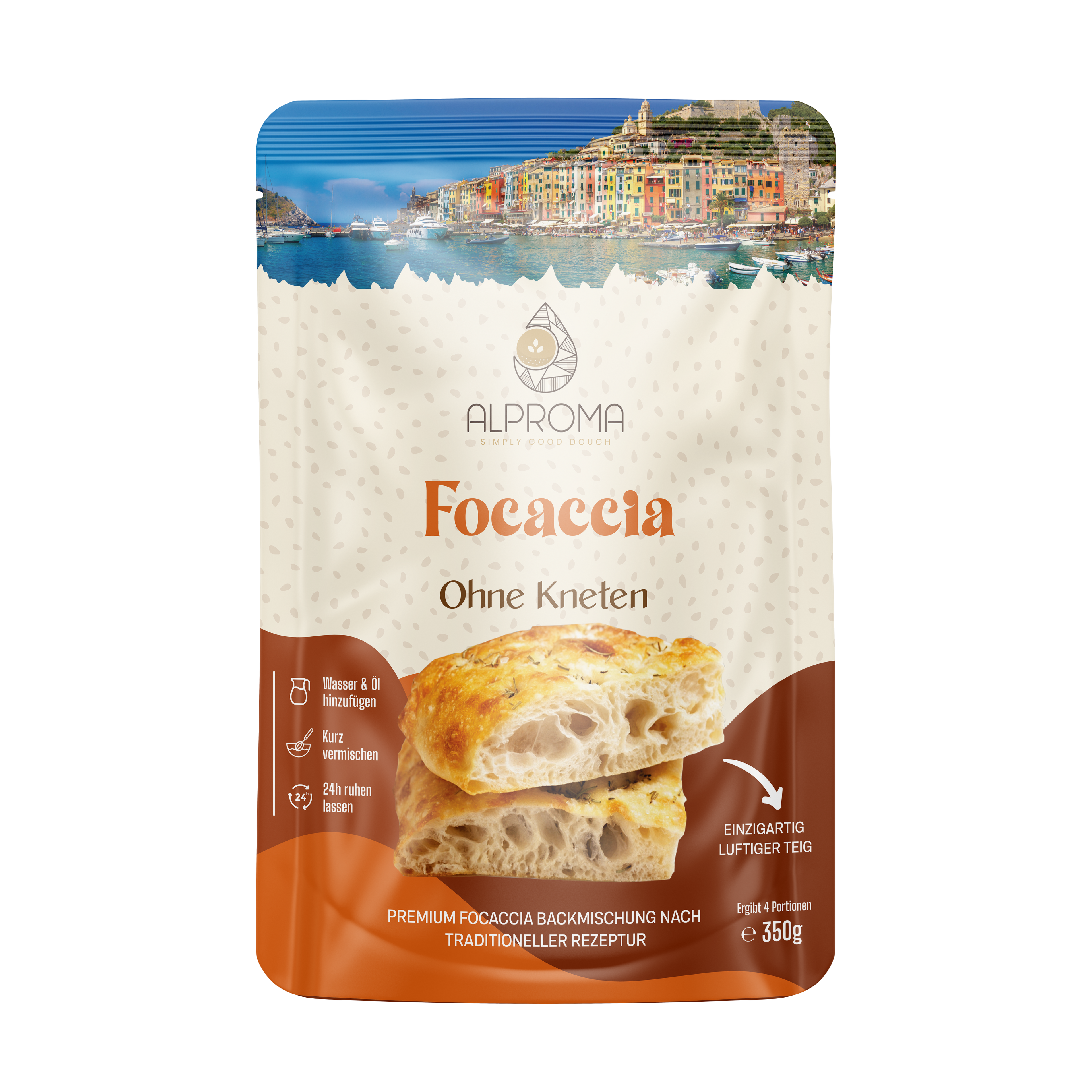 Focaccia - Ohne Kneten | 350g