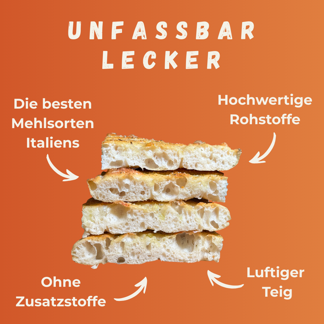 Focaccia - Ohne Kneten | 350g