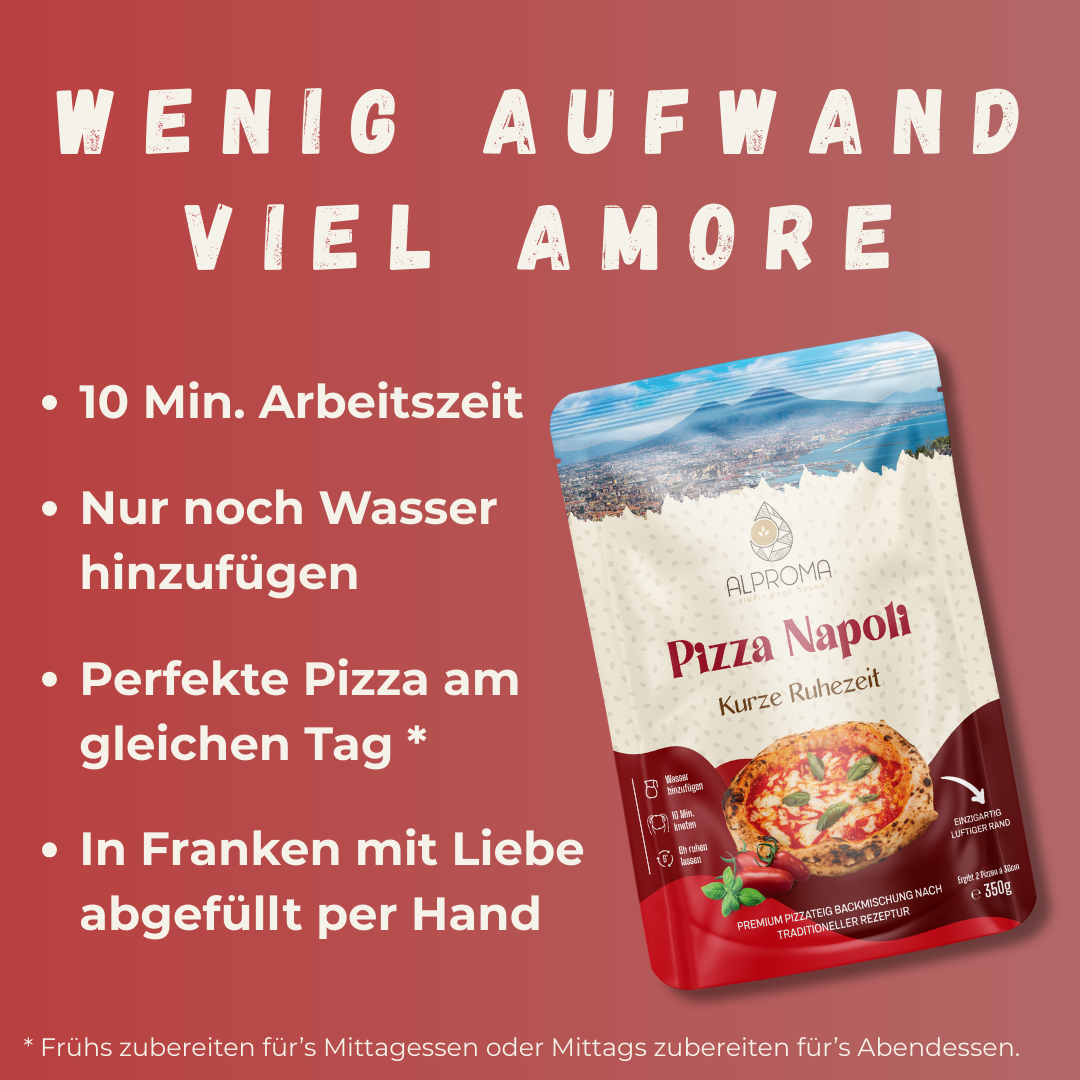 Pizza Napoli - Kurze Ruhezeit | 350g