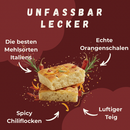 Focaccia - Orange &amp; Chili | 350g