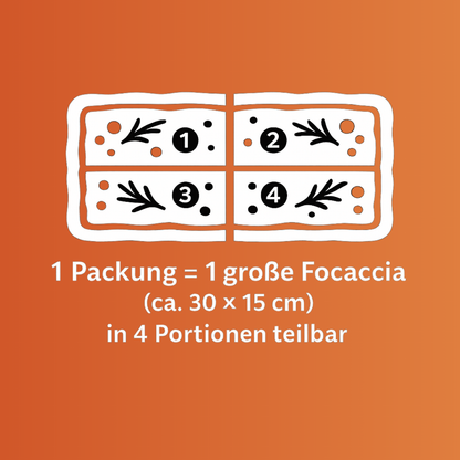Focaccia - Ohne Kneten | 350g